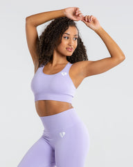 Power Seamless Sports Bra | Lilac