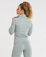 Renew Seamless Long Sleeve Top | Mud Green