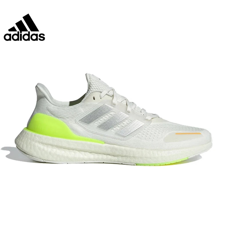 حذاء Adidas Pureboost 23 مريح مضاد للانزلاق، حذاء رياضي كاجوال