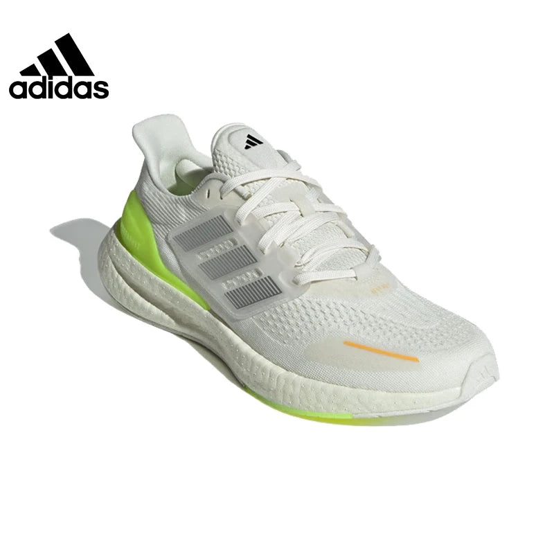 حذاء Adidas Pureboost 23 مريح مضاد للانزلاق، حذاء رياضي كاجوال