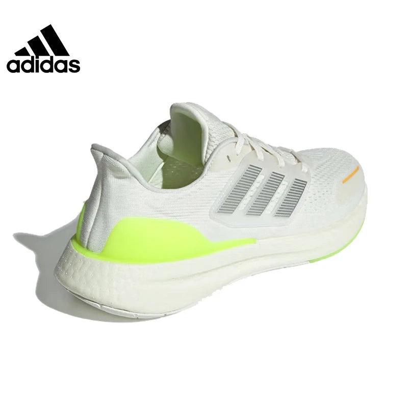 حذاء Adidas Pureboost 23 مريح مضاد للانزلاق، حذاء رياضي كاجوال