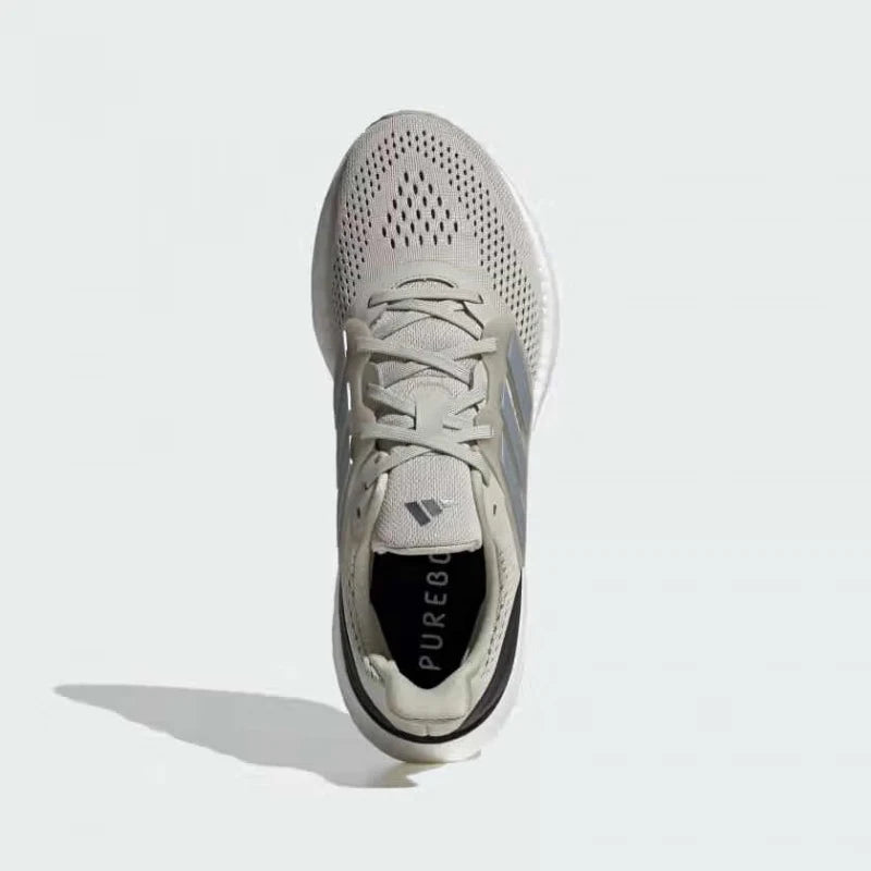 حذاء Adidas Pureboost 23 مريح مضاد للانزلاق، حذاء رياضي كاجوال