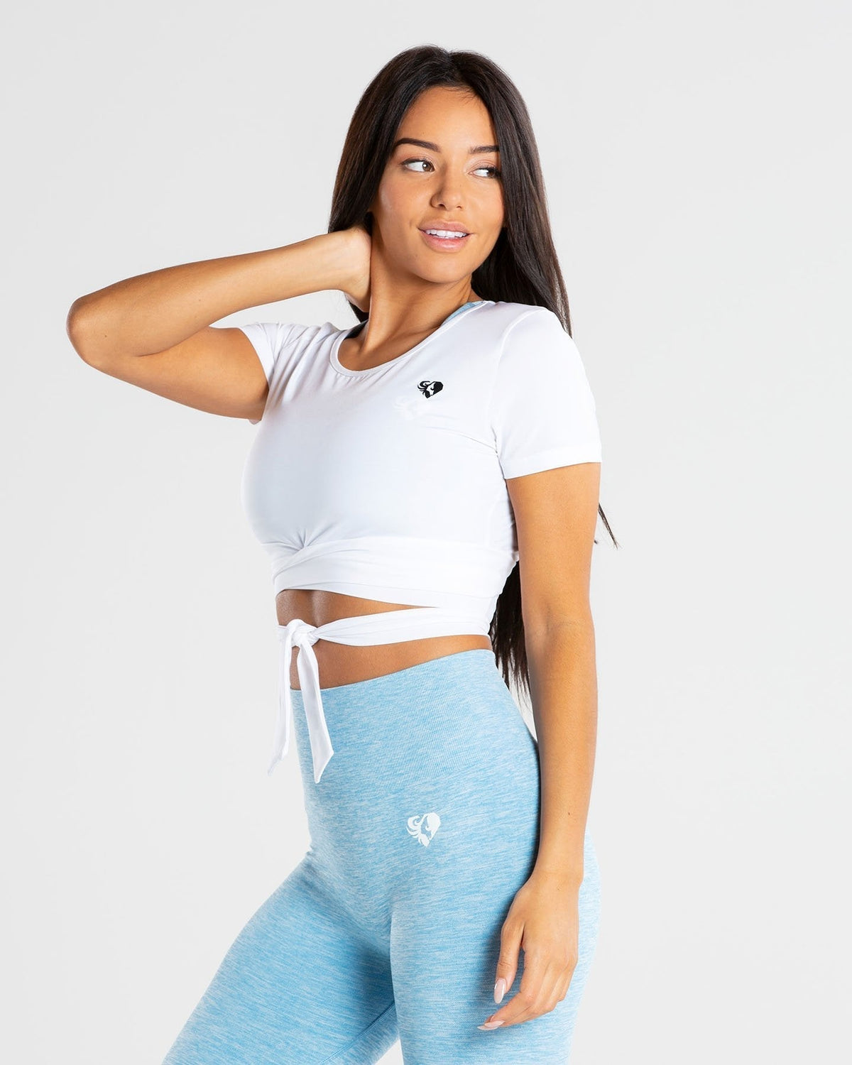 True Tie Crop Top | White